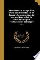 FRE-MEMOIRES DUN BOURGEOIS DE