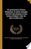 FRE-PRECURSEUR DOMAR KHAYYAM L