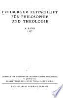 Freiburger Zeitschrift für Philosophie und Theologie