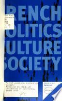 French Politics, Culture and Society