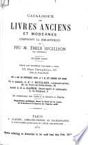 French private libraries. Catalogues