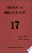 French VII Bibliography 17 Volume IV Number 2 Issue no. 17