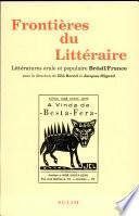 Frontières du littéraire