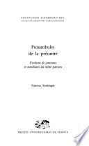 Funambules de la précarité