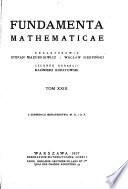 Fundamenta Mathematicae