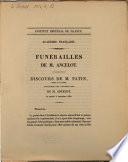 Funérailles de M. Ancelot. Discours de M. Patin ...