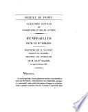 Funérailles de M. le Bon Dacier. Discours de M. Naudet ...