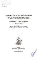 Furent les merveilles pruvees et les aventures truvees