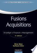 Fusions Acquisitions - 5e éd.