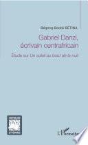 Gabriel Danzi, écrivain centrafricain