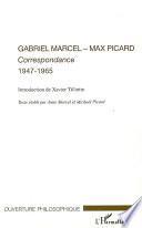 Gabriel Marcel - Max Picard