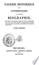 Galerie historique des contemporains, ou nouvelle biographie