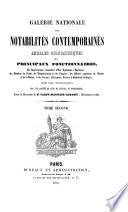 Galerie nationale des notabilités contemporaines, annales biographiques des principaux fonctionnaires... de la France
