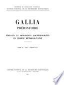 Gallia préhistoire