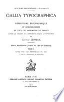 Gallia typographica
