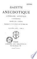 Gazette anecdotique