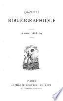 Gazette bibliographique