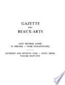 Gazette des beaux-arts