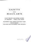 Gazette des beaux-arts