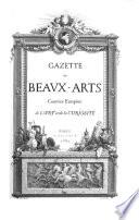Gazette des beaux-arts