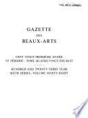 Gazette des beaux-arts