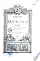 Gazette des beaux-arts