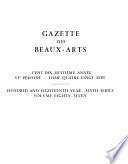 Gazette des beaux-arts