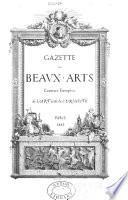 Gazette des beaux-arts