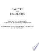 Gazette des beaux-arts