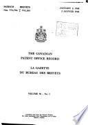 Gazette Du Bureau Des Brevets