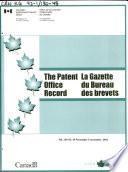 Gazette Du Bureau Des Brevets