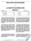 Gazette Du Bureau Des Brevets