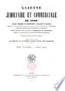 Gazette judiciaire et commerciale de Lyon