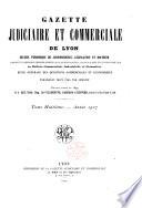 Gazette judiciaire et commerciale de Lyon