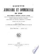Gazette judiciaire et commerciale de Lyon