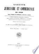 Gazette judiciaire et commerciale de Lyon