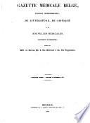 Gazette médicale belge