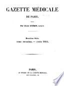 Gazette médicale de Paris