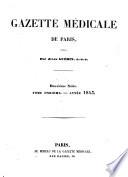 Gazette médicale de Paris