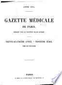 Gazette médicale de Paris