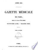 Gazette médicale de Paris