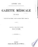 Gazette médicale de Paris