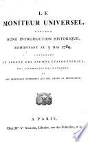 Gazette nationale, ou le moniteur universel