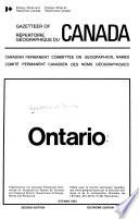 Gazetteer of Canada