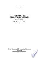 Gendarmerie et contre-espionnage (1914-1918)