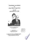 Généalogie ascendante de Jean-Marie Laperrière: Générations IX à XIII