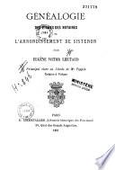 Généalogie des études des notaires de l'arrondissement de Sisteron