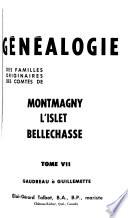 Généalogie des familles originaires des comtés de Montmagny, L'Islet, Bellechasse