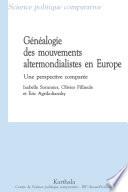 Généalogie des mouvements altermondialistes en Europe