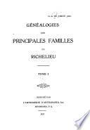 Généalogies des principales familles du Richelieu